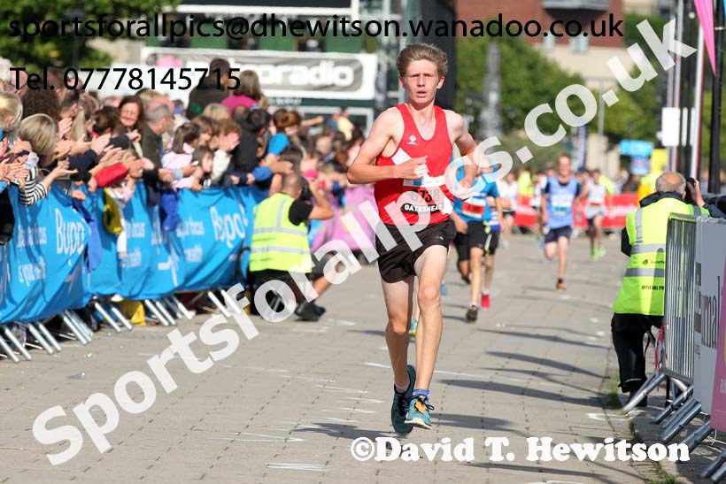 Boys BUPA Junior Great North Run. Photo: David T. Hewitson/Sports for All Pics